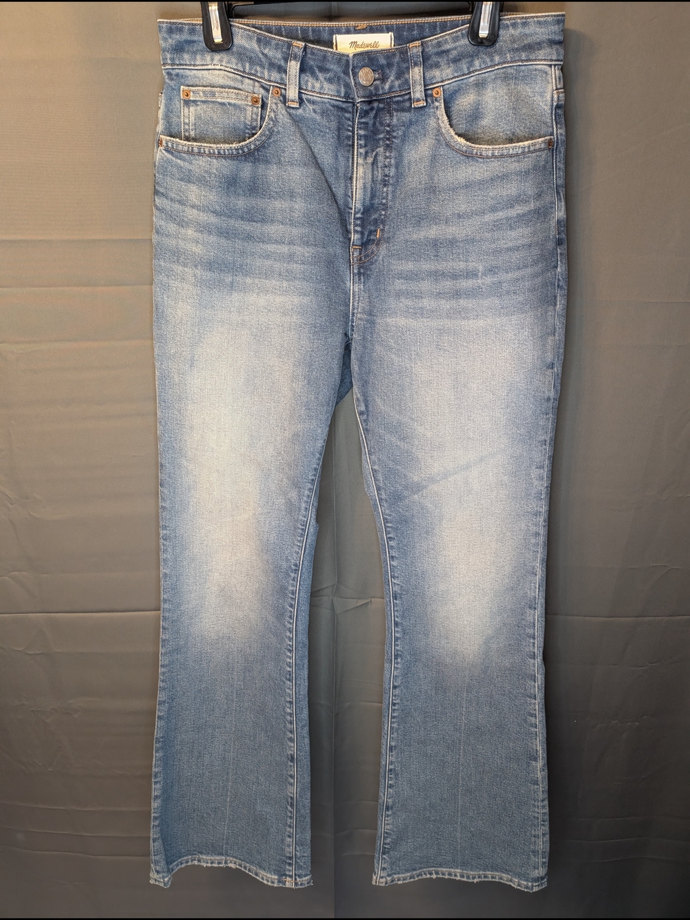 Madewell The Curvy Vintage Flare Jean Light Wash Size 29 High Rise Blue Denim
